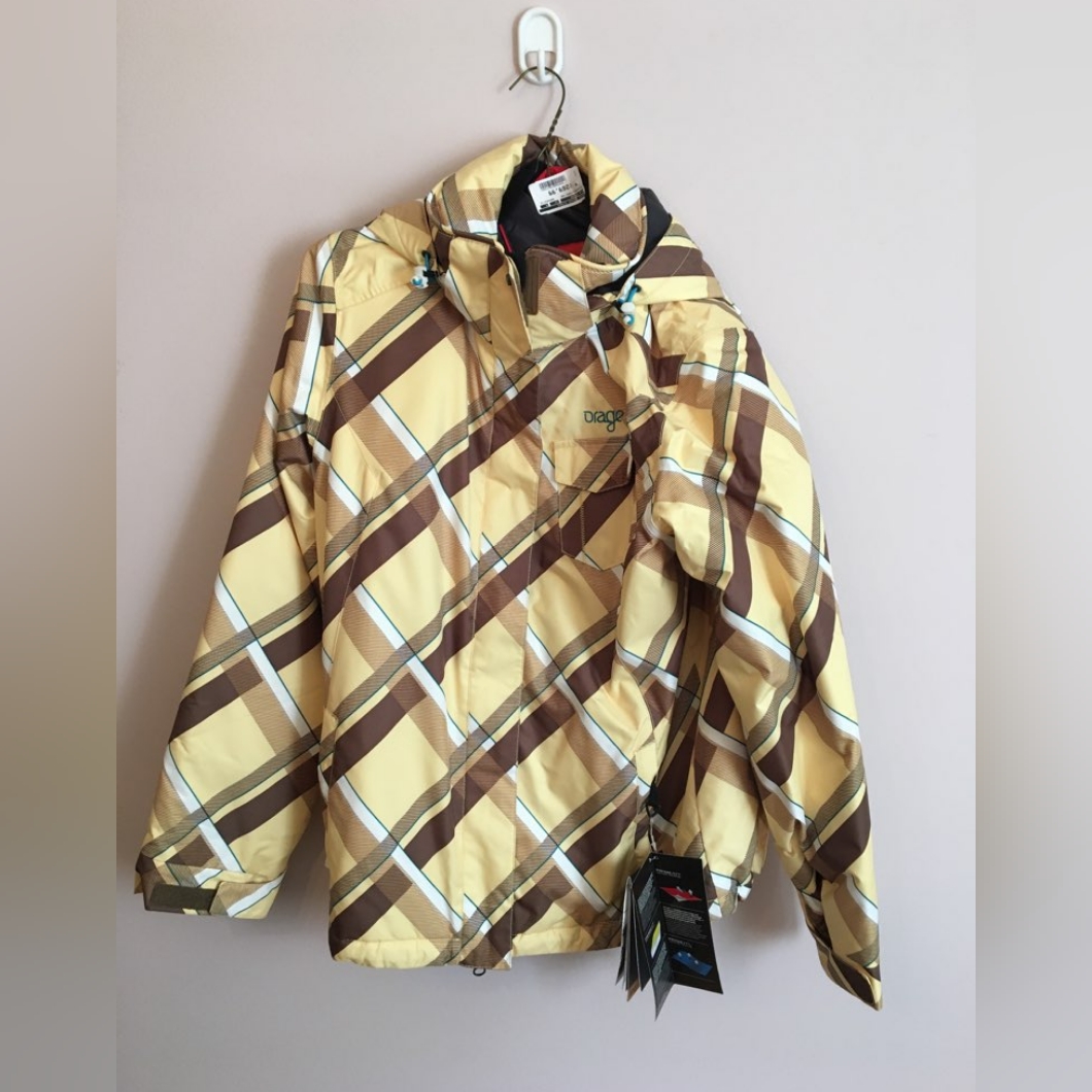 Orage Yellow Ski Jacket Size Medium